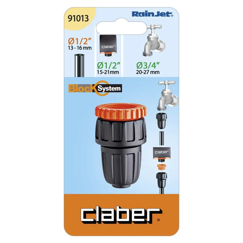 1/2" Threaded Hose Adapter For Connecting To Standard Fittings 1