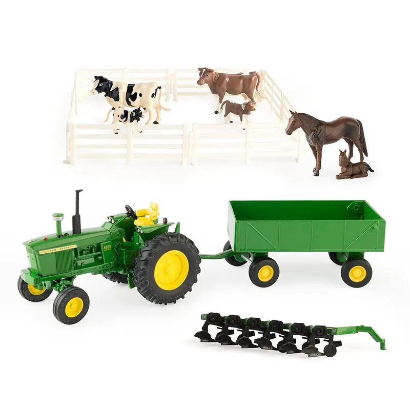 1/32-Scale John Deere Farm Playset Featuring 4020 Tractor – Lp64818 1