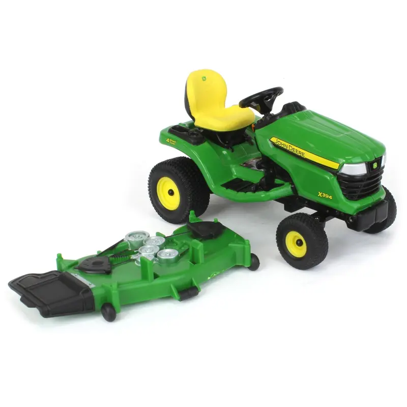1:16 Scale John Deere 110 & X394 Lawn Tractor Toy Set – Lp84508 1