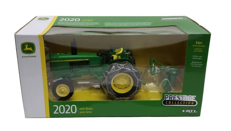 1:16 Scale John Deere 2020 Tractor With Front Blade – Prestige Collection Toy – Lp77312 1