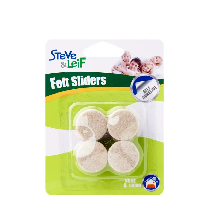 12-Pack 25Mm Heavy-Duty Round Felt Furniture Pads 1