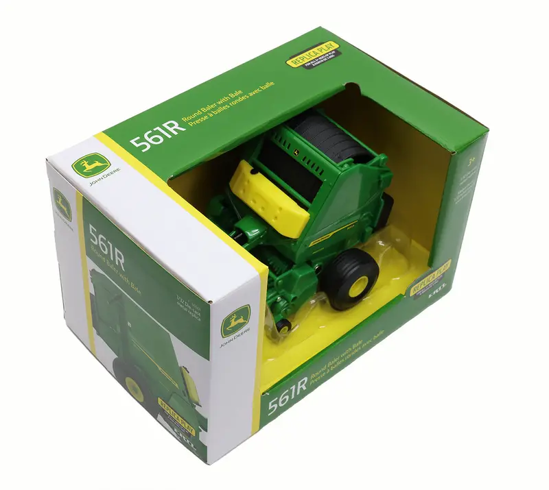 1:32 Scale John Deere 561R Round Baler Toy With Bale – Lp84371 1
