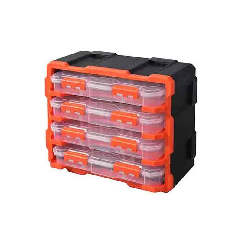 4-Section Modular Plastic Storage Tower 1