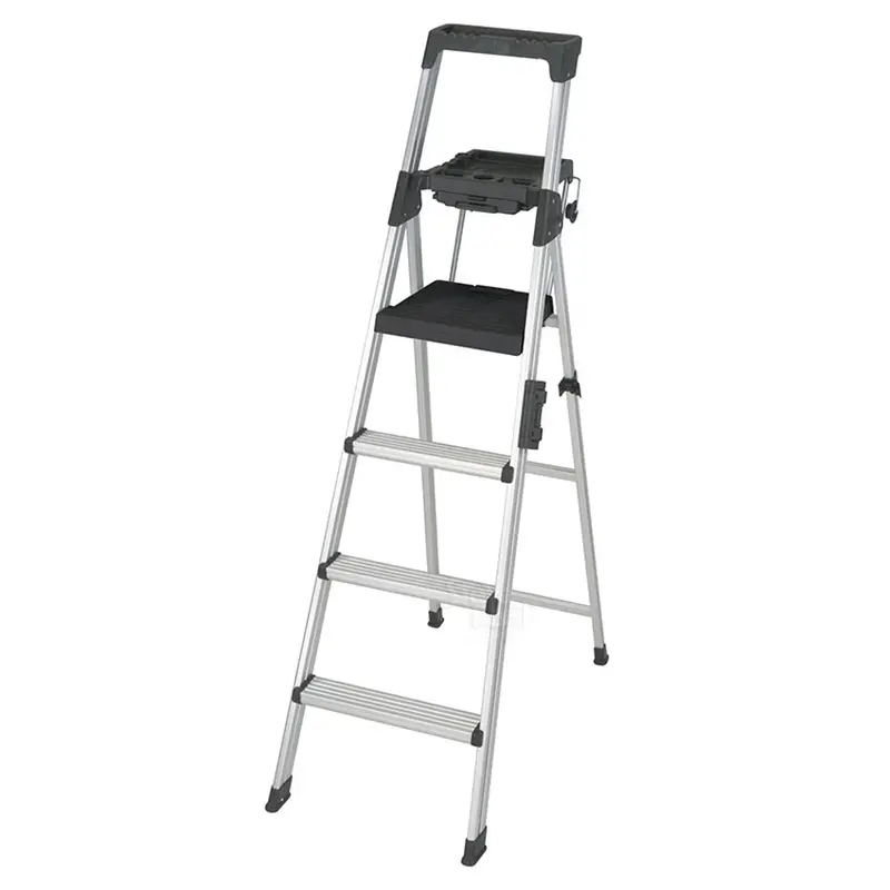 4-Tier Signature Aluminum Step Ladder – Lightweight & Stable Home & Workshop Use 1