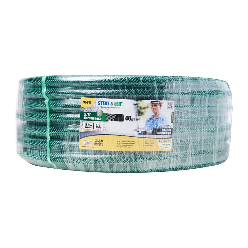 5/8 Inch Flexible Green Garden Hose – 40M Length 1