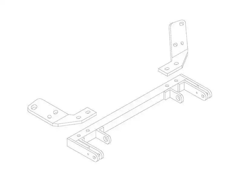 Blue Ox Bx2514 Base Plate Kit For Tow Bar Applications 1