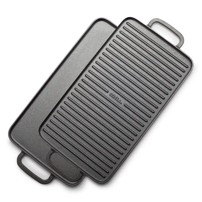 Bobby Flay By Greenpan Reversible Cast Iron Grill & Griddle (9.5" X 16.5") 1