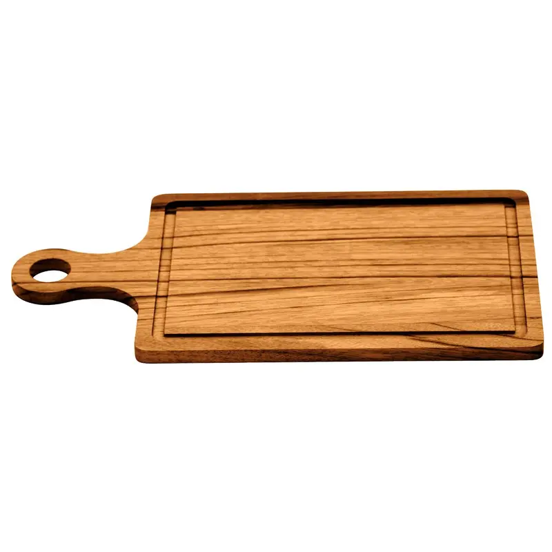 Compact Wooden Cutting And Serving Board (34 X 21 X 1.2 Cm) 1