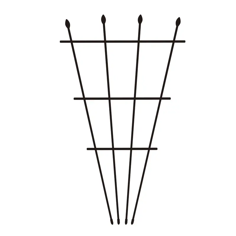 Diy Fan-Shaped Trellis For Climbing Plants – 90Cm Gardening Support Ladder 1