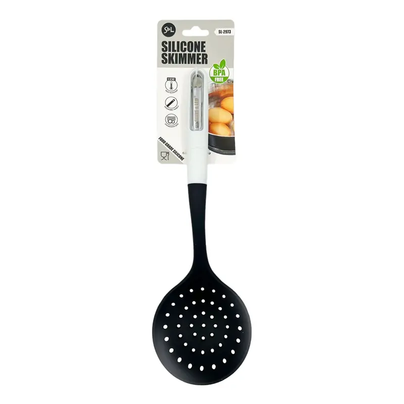 Flexible Silicone Skimmer Ladle – Ideal For Broths And Deep-Frying 1