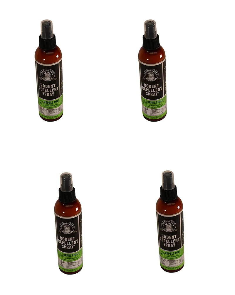 Grandpa Gus'S Rodent Repellent Spray By A&I Products – 8 Oz Bottle (4-Pack, Usa Only) 1