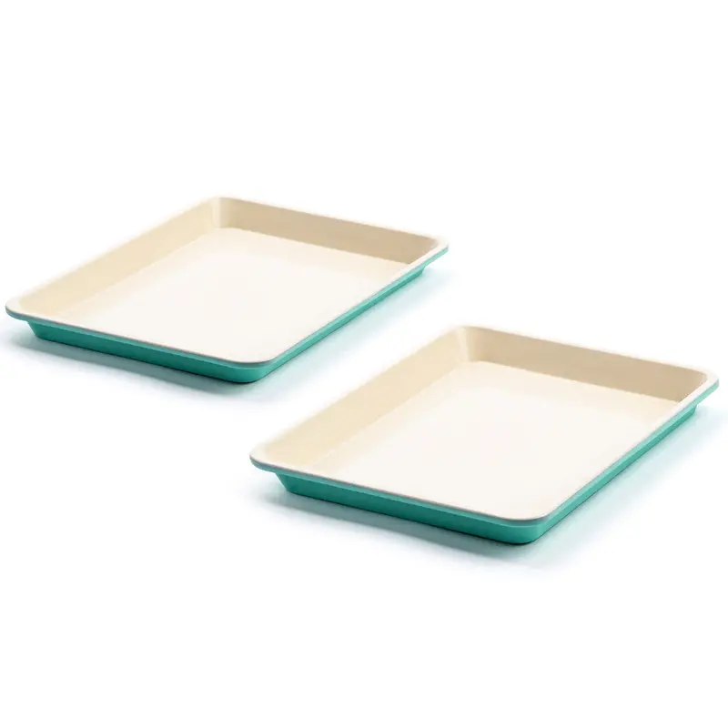 Greenlife Ceramic Nonstick 13" X 9" Cookie Sheet Baking Set 1