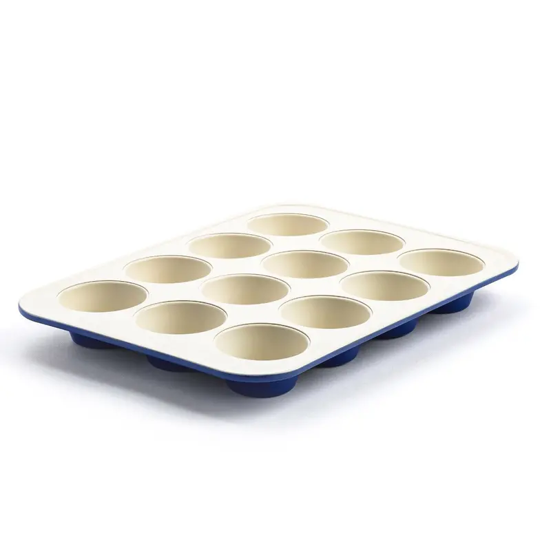 Greenlife Navy Ceramic Nonstick Muffin Tin 1