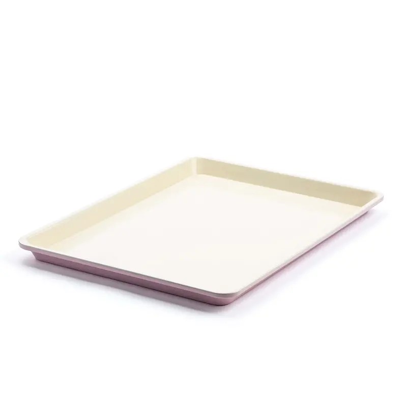 Greenlife Pink 18" X 13" Ceramic Nonstick Cookie Sheet 1