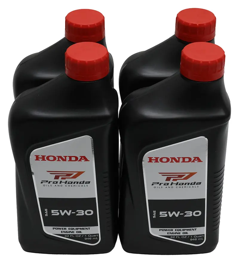 Honda 5W30 Synthetic Blend Engine Oil – 4-Count Pack For Power Equipment (Part #08232-H99-Feja1) 1