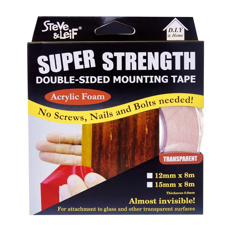 Industrial-Strength Acrylic Foam Tape – 15Mm × 8M Double-Sided 1