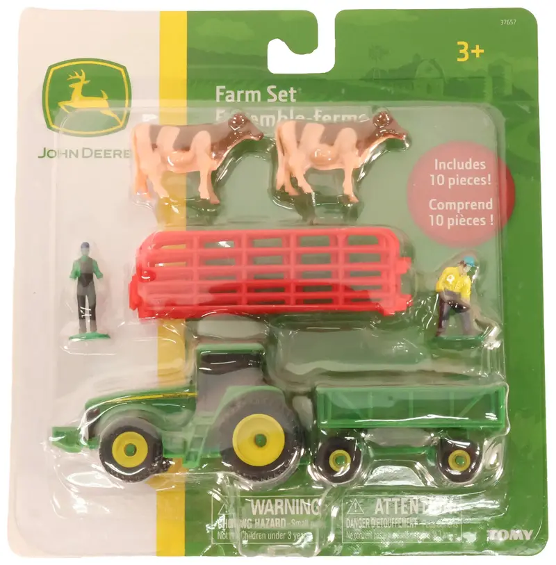 John Deere 10-Piece Farm-Themed Toy Set – Tbek37657 1