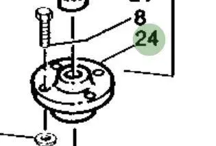 John Deere Am103522 Oem Hub Assembly 1
