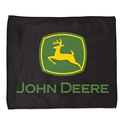 John Deere Black Tm Logo Absorbent Shop Towel – Lp79730 1
