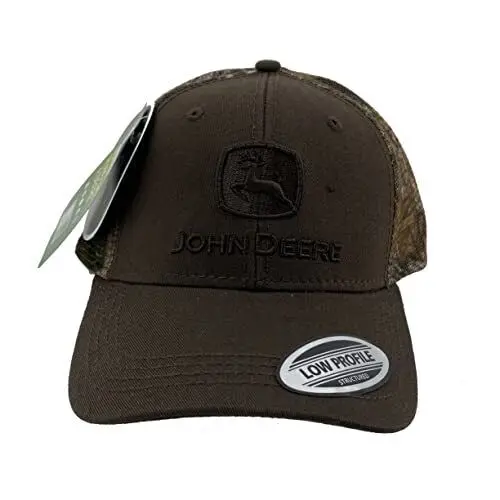 John Deere Canvas & Apx Camo Mesh Baseball Cap – Part Lp79562 1