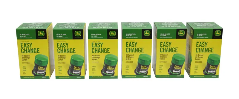 John Deere Easy Change 30-Second Oil Change System – 6-Pack (Part Auc12916) 1