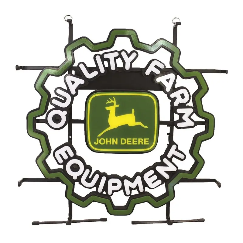 John Deere Gear-Themed Led Neon Wall Sign – Lp87738 1