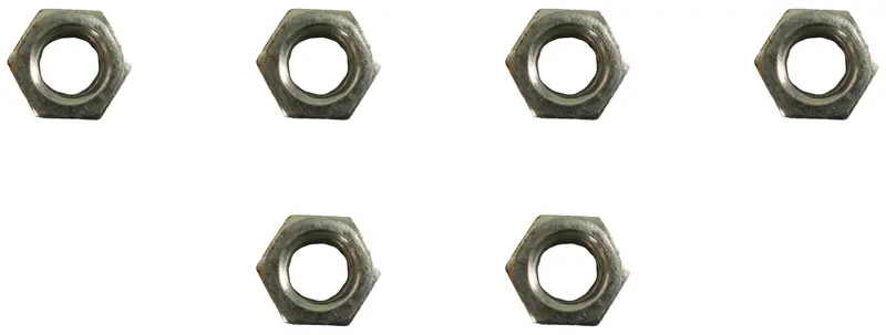 John Deere Genuine Hex Nut – 6-Pack (Part 14M7276) 1