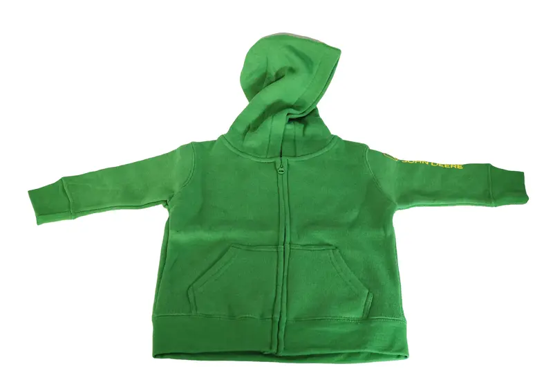 John Deere Infant Green Logo Full-Zip Fleece Jacket – 18 Months (Lp79035) 1