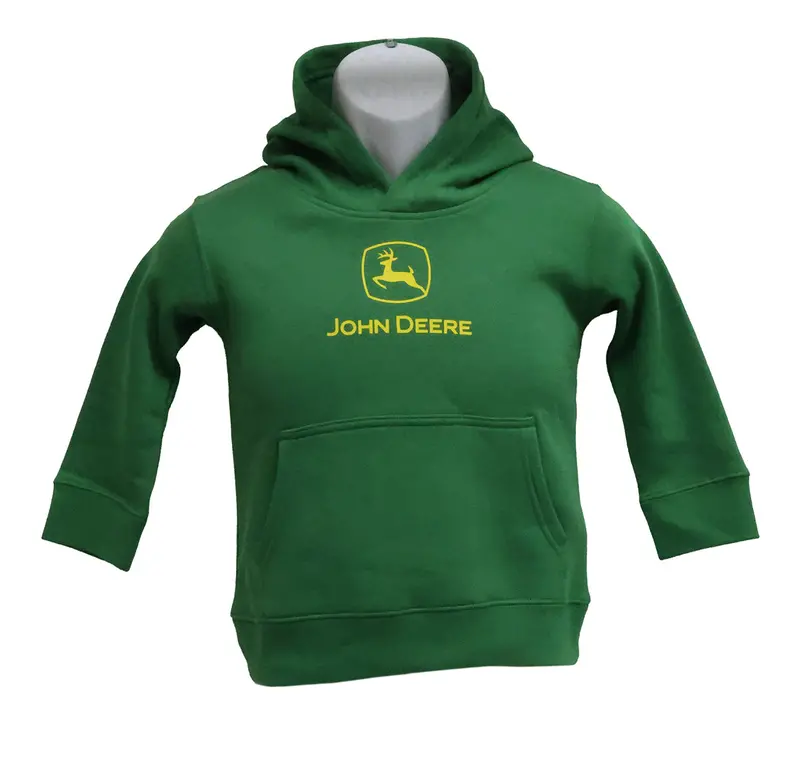 John Deere Lp79042 Toddler Hoodie (Size 5/6) – Green Trademark-Emblazoned Sweatshirt 1