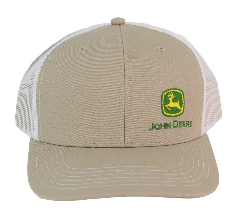 John Deere Moline 112 Adjustable White Mesh-Back Baseball Cap - Lp82943 1