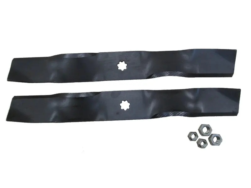 John Deere Oem Mulching Blade Kit – 2-Blade Set, Part #Am141040 1