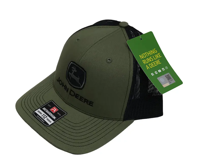 John Deere Richardson Loden-And-Black Adjustable Cap – Lp87808 1