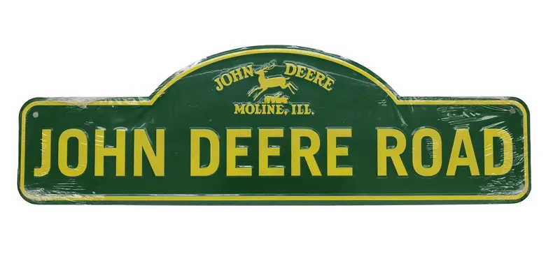 John Deere Vintage-Style Road Metal Yard Sign – Lp86786 1