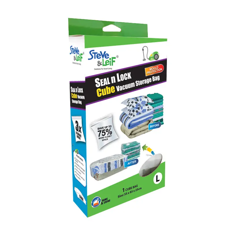 Large Vacuum-Seal Storage Cube Bag – Single Unit 1