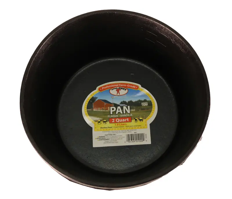 Little Giant 2-Quart Rubber Feed Pan For Small Animals (Hp-1) 1