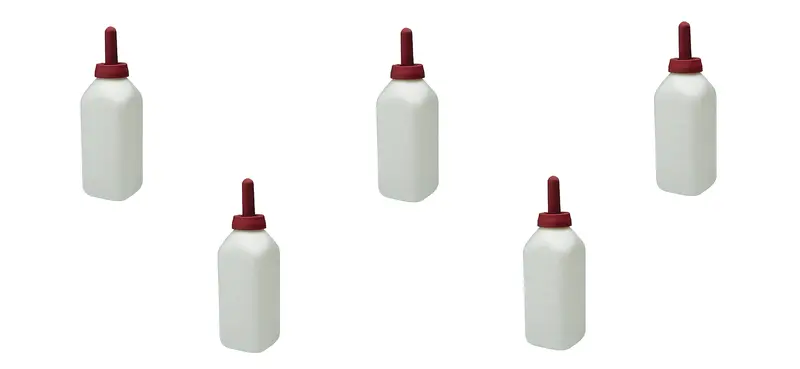 Little Giant 2-Quart Snap-On Nipple Nursing Bottle (5-Pack) – Model 9812 1