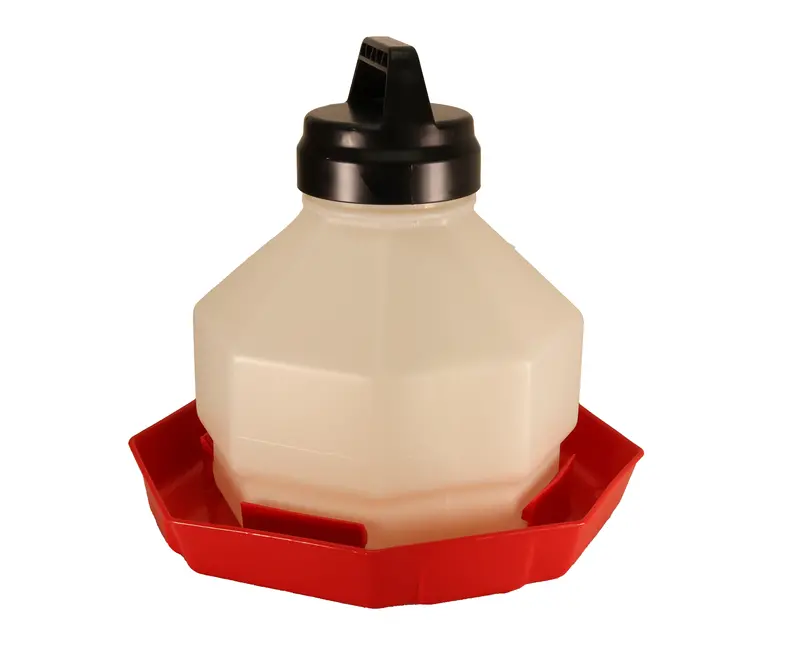 Little Giant 3-Gallon Plastic Poultry Waterer – Bpa-Free, Leak-Proof Base, Ppf3 1