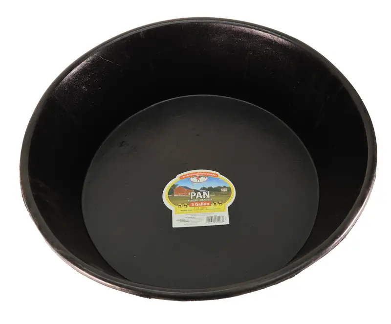Little Giant 3-Gallon Rubber Livestock Feed Pan (Hp3A) 1