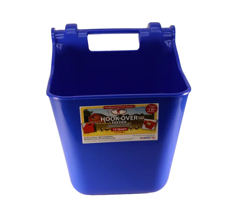 Little Giant Blue 12-Quart Hook-Over Poultry Feeder (Hf12Blue) 1