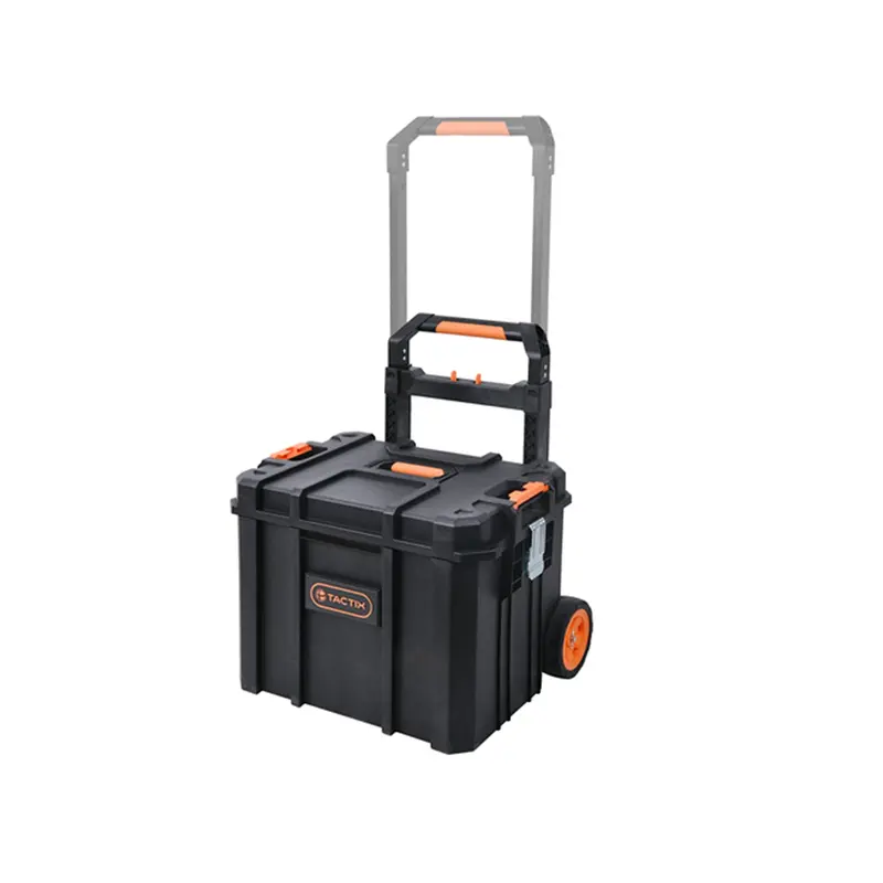 Mobile Modular Tool Box With Telescoping Handle & Removable Tray 1