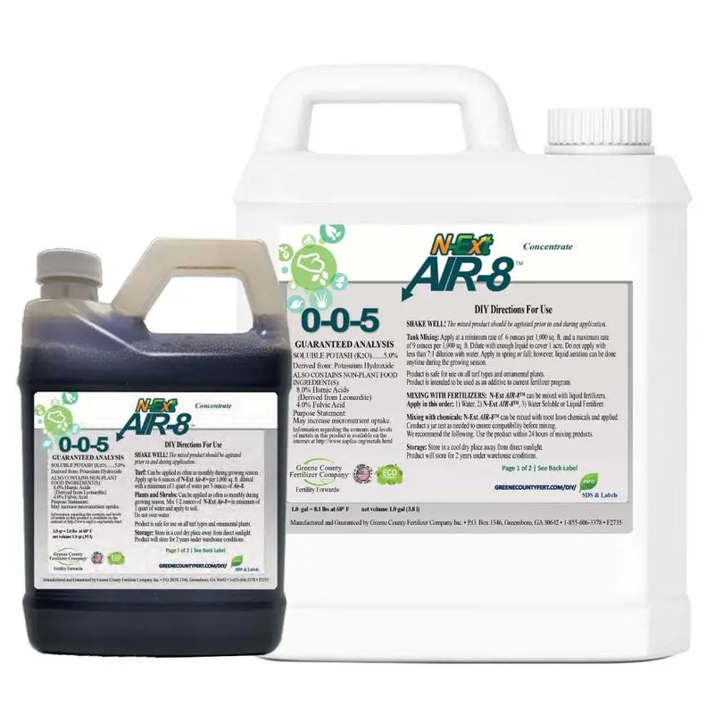 N-Ext Air-8 Liquid Aeration Bio-Stimulant (0-0-5) To Improve Soil Oxygenation And Root Respiration 1