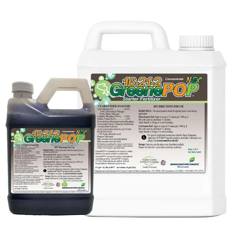 N-Ext Greenepop Starter Fertilizer (16-21-2) For Strong Root Establishment In New Lawns 1