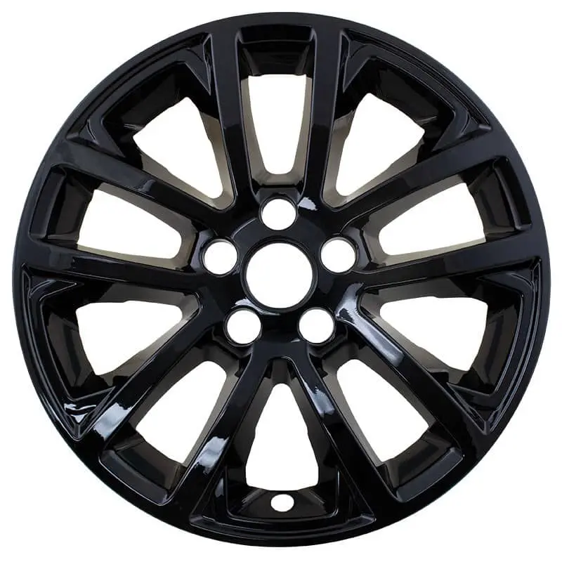 Pacrim Gloss Black Wheel Skins – 17-Inch Fitment For 2019–2021 Jeep Cherokee 1