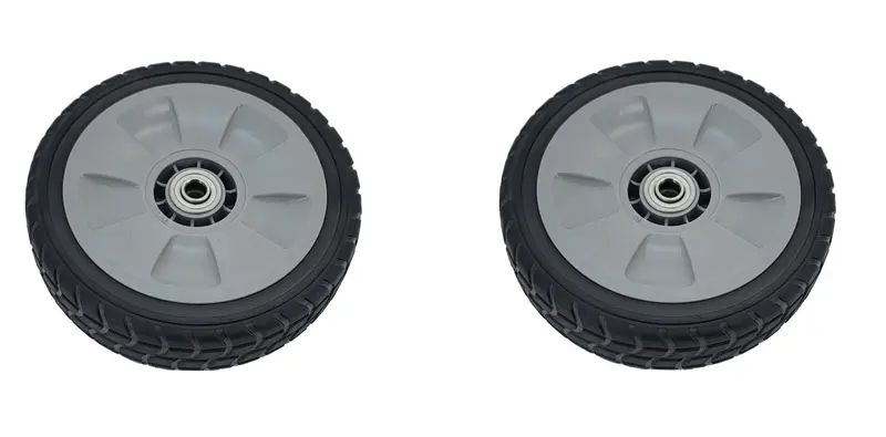 Pair Of Genuine Honda Front Wheels For Hrb216 And Hrb217 Lawn Mowers – Part #44710-Ve1-E00 1