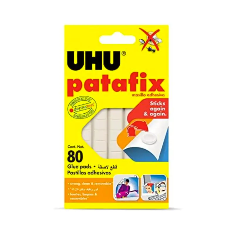 Patafix Removable Reusable Adhesive Putty (White) 1