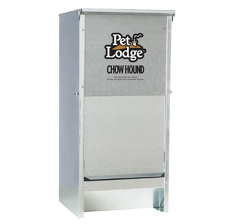Pet Lodge Ch25 Twenty-Five-Pound Automatic Dog Feeder With Chow Hound Design 1