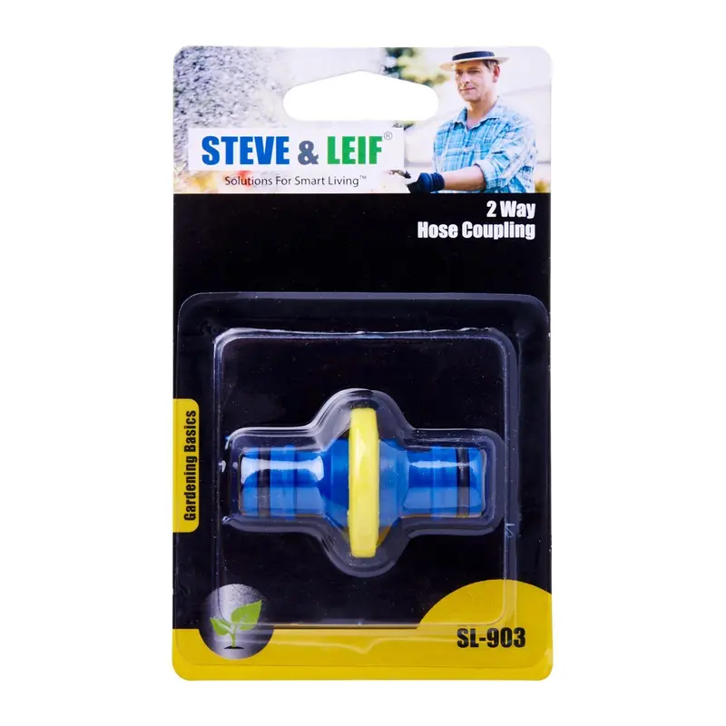 Premium 2-Port Brass Hose Coupling Fitting 1