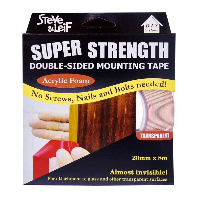 Premium Double-Sided Acrylic Foam Tape – 20Mm × 8M Roll 1