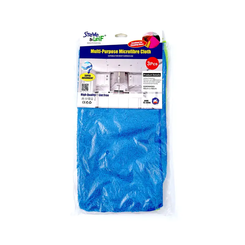 Premium Microfiber Cleaning Cloths – Multipurpose Pack Of 3 1