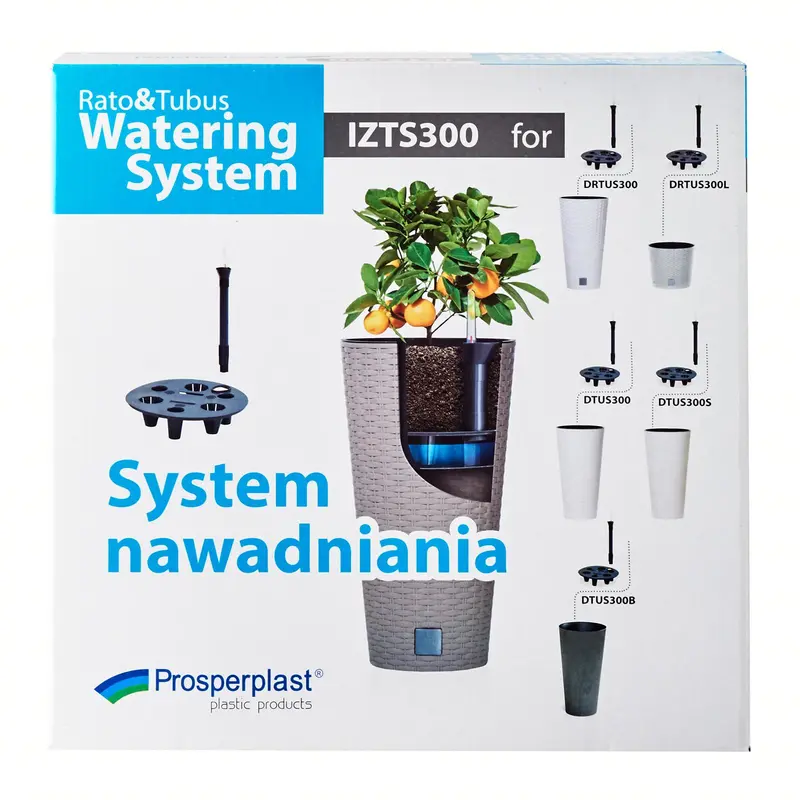 Rato Tubus Round Self-Watering Planter Kit – 300Mm Diameter 1